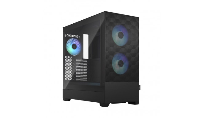 Fractal Design op Air RGB Must TG Selge Toon, ATX, mATX, Mini ITX, Toiteplokk kaasas Ei