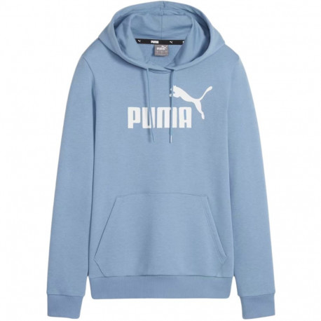 Bluza damska Puma ESS Logo Hoodie niebieska 586797 20 XL