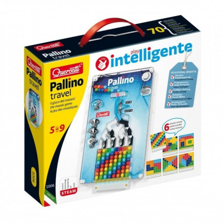 Mosaici Pallino Coding (Travel Version) is a portable, "unplugged" educational toy 