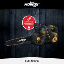 MoWox | Excel Series Hand Held Battery Chain Saw With Toolless Saw Chain Tension System | ECS 4062 L