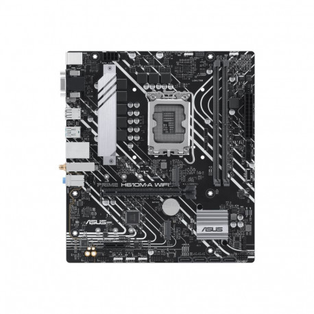 Asus Intel H610 protsessoripere, 1 x LGA1700 pesa, 2 DIMM-pesa DDR5, mitte-ECC, puhverdamata, toetat