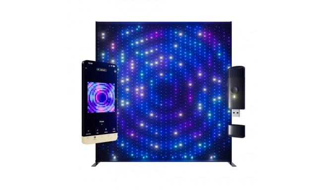 Twinkly|Lightwall Smart LED Backdrop Wall 2.6 x 2.7 m|RGB, 16.8 million colors