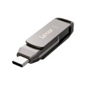 Lexar | 2-in-1 Flash Drive | JumpDrive Dual Drive D400 | 32 GB | USB 3.1 | Grey