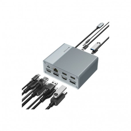 Hyper | HyperDrive GEN2 12-in-1 USB-C Docking Station | Ethernet LAN (RJ-45) ports 1 | HDMI ports qu