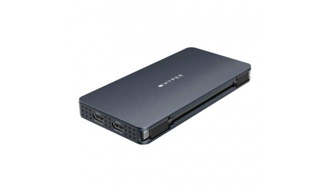 Hyper | HyperDrive universaalne Silicon Motion USB-C 10-in-1 kahe HDMI-ga dokkimisjaam | Ethernet LA