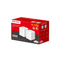 AX1500 Whole Home Mesh WiFi 6 System | Halo H60X (2-pack) | 802.11ax | 10/100/1000 Mbit/s | Ethernet