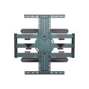 Gembird | Wall mount | WM-80STR-01 | Tilt, swivel, rotate | 40-80 " | Maximum weight (capacity) 50 k
