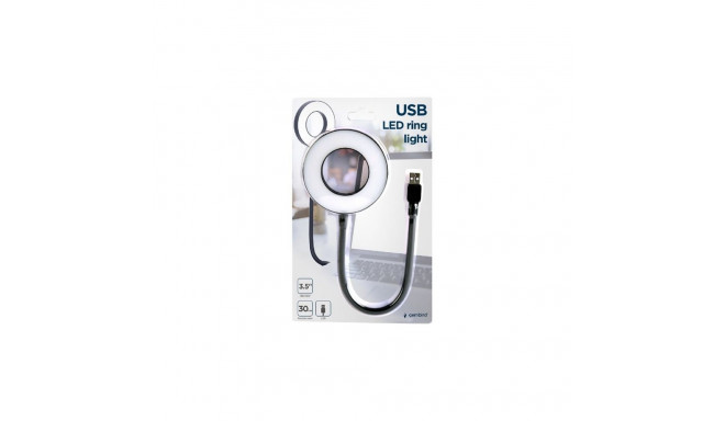 Gembird NL-LEDRING-01 USB LED ring light | White 6500K | N/A