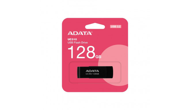 ADATA | USB Mälupulk | UC310 | 128 GB | USB 3.2 Gen1 | Must