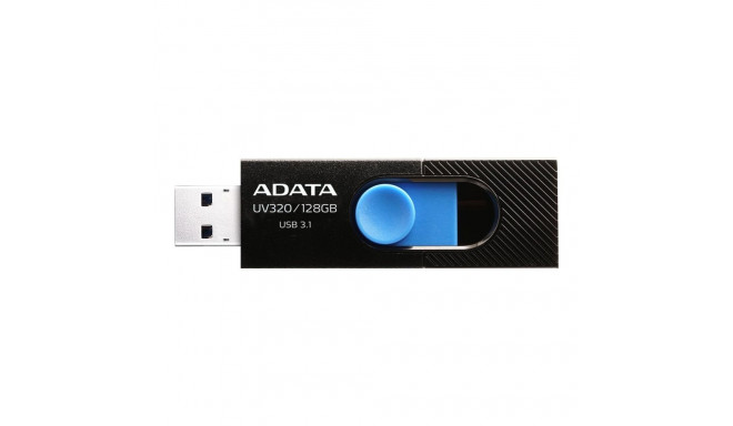 ADATA | USB Mälupulk | UV320 | 64 GB | USB 3.2 Gen1 | Must/Sinine