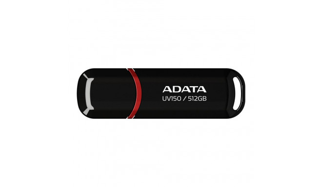 ADATA UV150 512 GB USB 3.2 Gen1 must USB-mälupulk