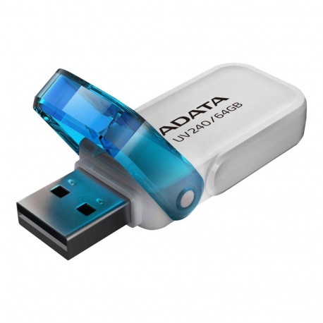 ADATA UV240 64 GB USB 2.0 valge USB-mälupulk