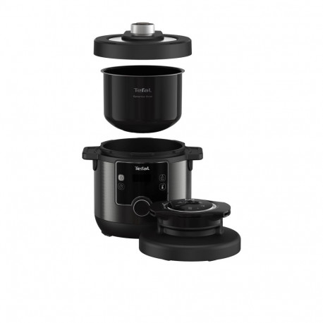 TEFAL Turbo Cuisine and Fry multifunktsionaalne pott CY7788 1200 W 7,6 L 15 programmi must