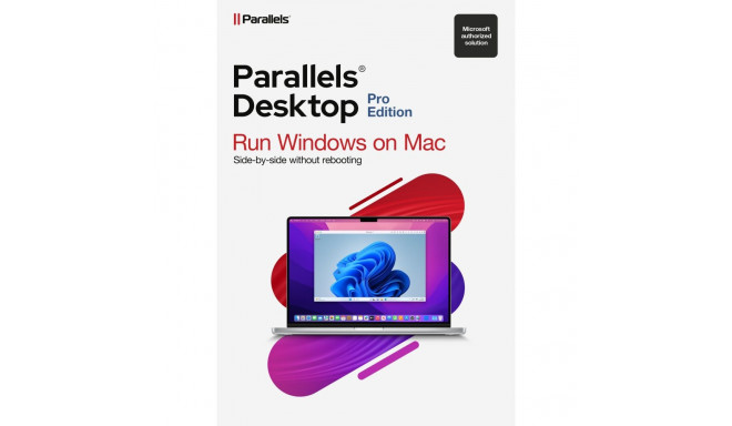 Parallels tarkvara Maci jaoks professionaalse väljaande 2-aastane tellimus
