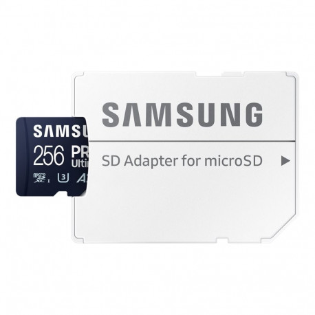 Samsung PRO Ultimate 256 GB microSDXC mälukaart U3, V30, A2 SD-adapter