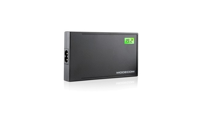 AC adapter Modecom Royal dedicated for Lenovo NB, Slim 16mm, LCD voltmeter