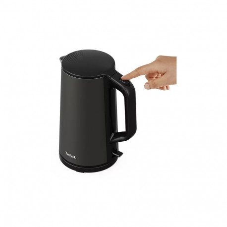 TEFAL | Kettle | KI583E10 | Electric | 2000 W | 1.7 L | Stainless Steel | 360° rotational base | Bla