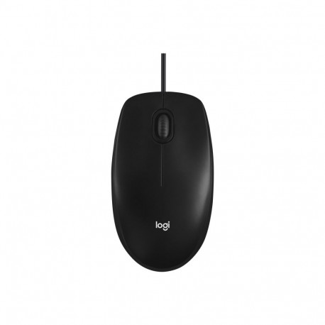 Logitech | Mouse | M100 | Optical mouse | Optical | Wired | Black