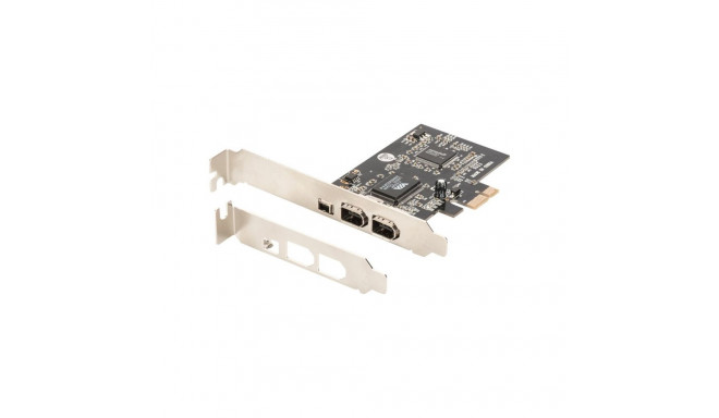 Digitus IEEE 1394a liidesekaart, PCI express, 4-porti 1x väline 1394mini, 2x väline/1x sisemine 1394