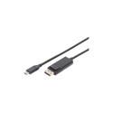 Digitus | USB-C | DisplayPort | USB Type-C adapter cable | USB-C to DP | 2 m