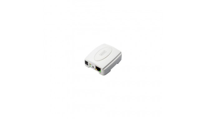 Digitus | USB Print Server, 1-Port 1x RJ45, 1x USB A, USB 2.0 | DN-13003-2 | White