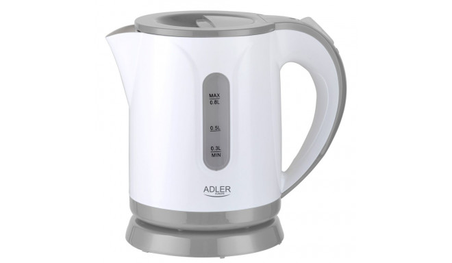 Adler | Kettle | AD 1371g | Electric | 850 W | 0.8 L | Stainless steel/Polypropylene | 360° rotation