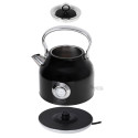 Adler | Kettle with a Thermomete | AD 1346b | Electric | 2200 W | 1.7 L | Stainless steel | 360° rot