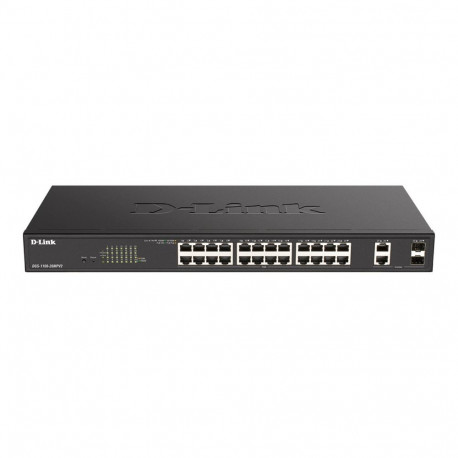 D-Link lüliti DGS-1100 series DGS-1100-26MPV2 Gigabit Smart Managed L2 lauapealne/raamile paigaldata