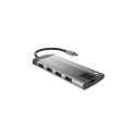 Natec | USB-C Multiport Adapter | NMP-1690 | 0.15 m | Grey | USB Type-C