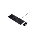Asus | Black | U2000 | Keyboard and Mouse Set | Wired | Mouse included | EN | Black | 585 g