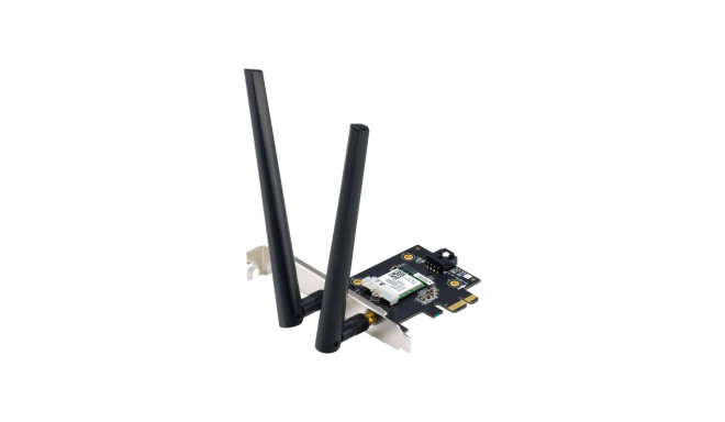 Wi-Fi adapter, kolmeribaline, Wi-Fi 6E adapter | PCE-AXE5400 | 802.11ax | 574/2402/2042 Mbit/s | Võr