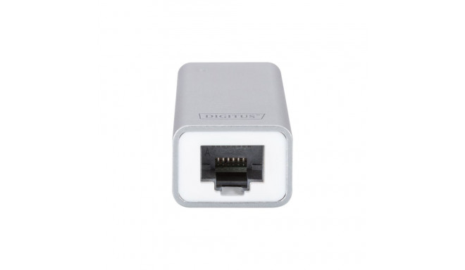 Digitus | USB Type C 3.0 Gigabit Ethernet Adapter 10/100/1000 Mbps | DN-3024 | USB Type-C to RJ45