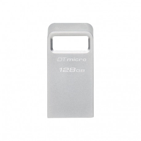 Kingston USB 3.2 mälupulk DataTraveler micro 128 GB USB 3.2 hõbedane