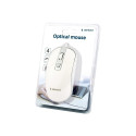 Gembird | Optical USB mouse | MUS-4B-06-WS | Optical mouse | White/Silver