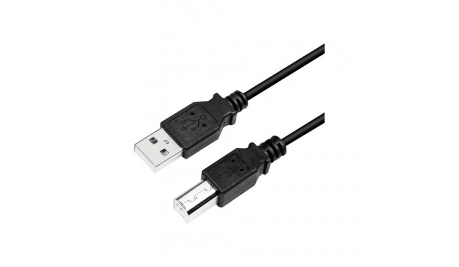Logilink CU0007B USB 2.0 kaabel USB-A USB-B USB 2.0 A (isane) USB 2.0 B (isane)