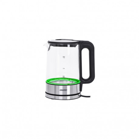 Mesko | Kettle | MS 1301b | Electric | 1850 W | 1.7 L | Glass/Stainless steel | 360° rotational base