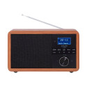 Adler | AD 1184 | Radio DAB+ Bluetooth | Black/Brown | Alarm function