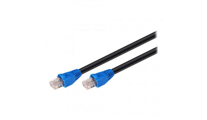 CAT 6 välistingimustesse patch-kaabel U/UTP | 94389 | eeltöötlusega varjestamata LAN-kaabel RJ45 pis