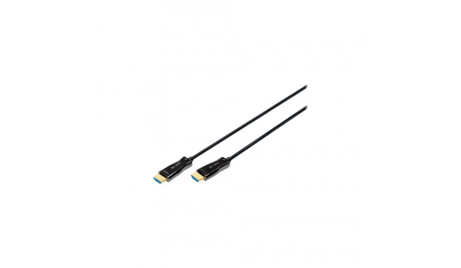 Digitus HDMI AOC hübriid-fiiber ühenduskaabel AK-330125-100-S HDMI isane (tüüp A) HDMI isane (tüüp A