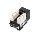 Digitus | Class E CAT 6 Keystone Jack | DN-93601 | Unshielded RJ45 to LSA | Black | Cable installati