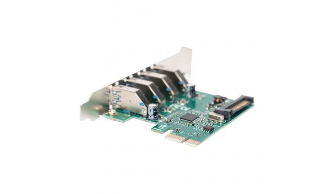 Digitus | USB 3.0, 4 Port, PCI Express Add-On card 4 Ports A/F External, VL805 chipset | DS-30221-1