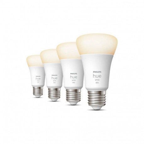 Hue W 9W A60 E27, 4pcs pack | E27 | 9 W | Warm White 2700K | Bluetooth and Zigbee