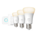 Philips Hue W Starter Kit 9,5W A60 E27 3pcs, Bridge, Switch | Philips Hue | Hue W Starter Kit 9,5W A