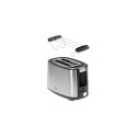 Adler | AD 3214 | Toaster | Power 750 W | Number of slots 2 | Housing material Stainless steel | Sil