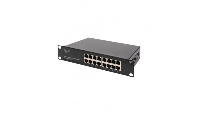 Digitus | 16-pordiline Gigabit Etherneti lüliti | DN-80115 | Haldamata | Riiulisse paigaldatav | Toi