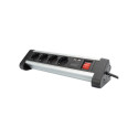 Digitus | Office Power Strip | DA-70614 | Silver/Black