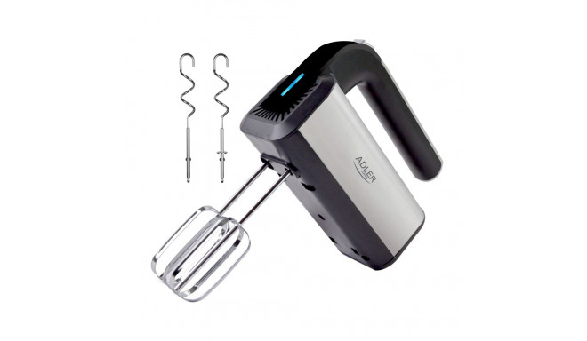 Adler | Mikser | AD 4225 | Mikser | 300 W | Kiiruste arv 5 | Turborežiim | Roostevaba teras
