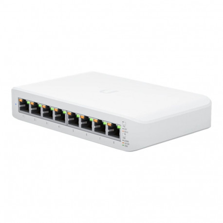 Ubiquiti Switch Lite 8 PoE USW-Lite-8-POE hallatav L2 seinakinnitusega/lauapealne PoE+ portide arv 4