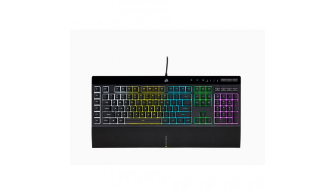 Corsair | Kummikupliga | Mänguklaviatuur | K55 RGB PRO | Mänguklaviatuur | Juhtmega | RGB LED-valgus