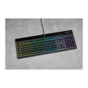 Corsair | Rubber Dome | K55 RGB PRO | Gaming keyboard | Gaming Keyboard | RGB LED light | US | Wired